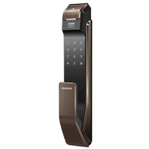 Врезной биометрический замок Samsung SHS-P718 XBU Brown